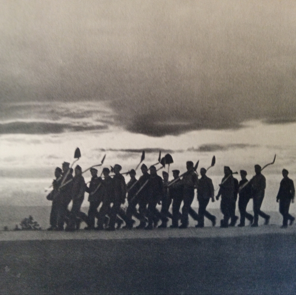 Black and White Silhouette Art Print